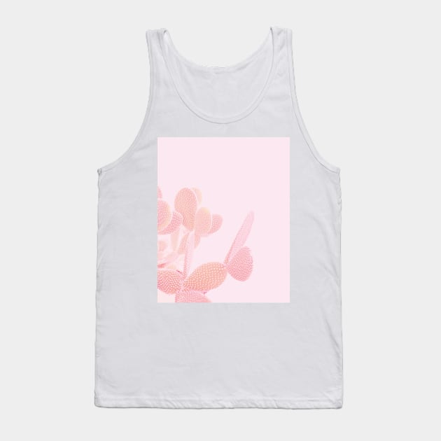 Opuntia Blush Tank Top by Plantpedia